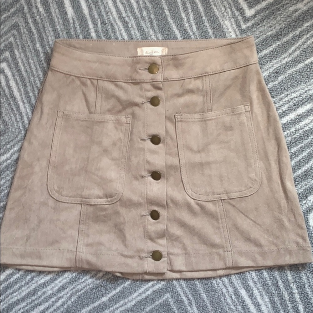 ⭐️ALTAR’D STATE SUEDE SKIRT